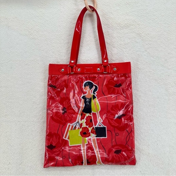 Handbags - Y2k Whimsy Red Fashion Illustration Tote Bag/Purse